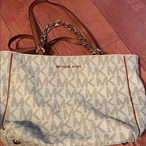 monogrammed michael kors bag
